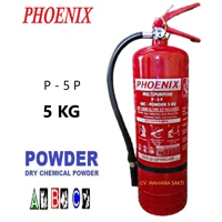 Alat Pemadam Kebakaran PHOENIX P - 5P Kapasitas 5 Kg Media ABC Dry Chemical Powder