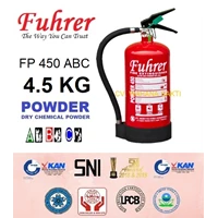 Tabung Pemadam Kebakaran FUHRER FP 450 ABC Kapasitas 4.5 Kg Media ABC Dry Chemical Powder