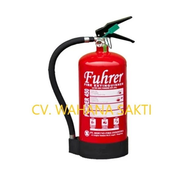 FUHRER Fire Extinguisher FP 450 ABC Capacity 4.5 Kg Media ABC Dry Chemical Powder