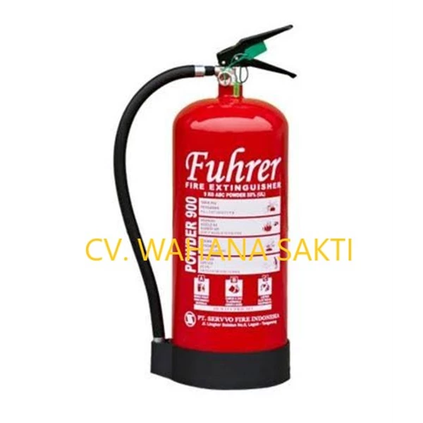 FUHRER Fire Extinguisher FP 900 ABC Capacity 9 Kg Media ABC Dry Chemical Powder