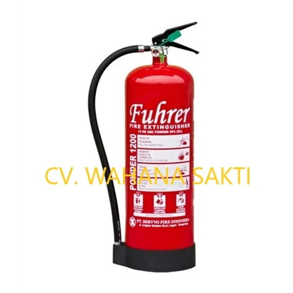 FUHRER Fire Extinguisher FP 1200 ABC Capacity 12 Kg Media ABC Dry Chemical Powder