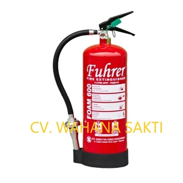FUHRER FF 600 AF3 Fire Extinguisher Capacity 6 Ltr Media Foam