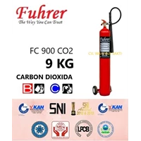 Tabung Pemadam Kebakaran FUHRER FC 900 CO2 Kapasitas 9 Kg Media Karbon Dioksida