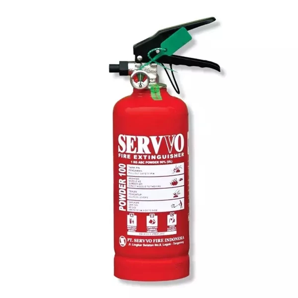 SERVVO P 100 ABC 90 Fire Extinguisher Capacity 1 Kg ABC Dry Chemical Powder Media 