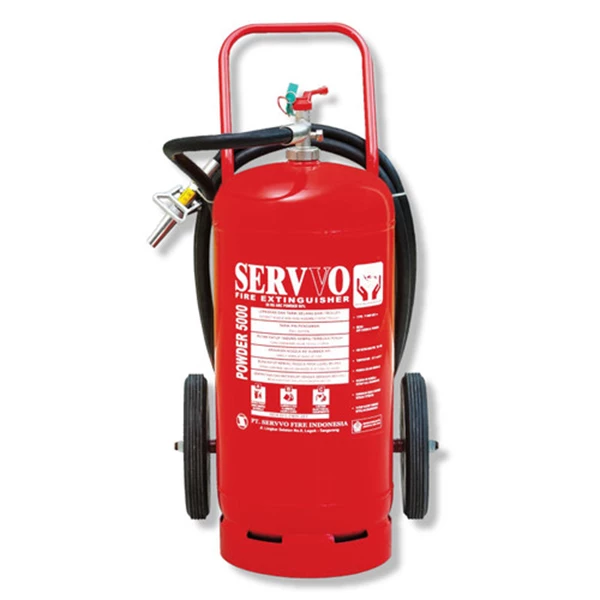 Alat Pemadam Kebakaran SERVVO P 5000 ABC 90 Kapasitas 50 Kg Media ABC Dry Chemical Powder
