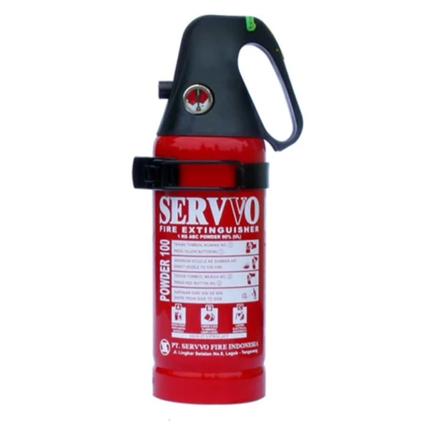 Alat Pemadam Kebakaran SERVVO P 100 SA Kapasitas 1 Kg Media ABC Dry Chemical Powder