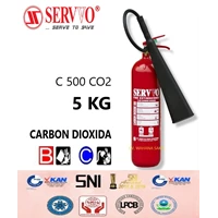 Alat Pemadam Kebakaran SERVVO C 500 CO2 Kapasitas 5 Kg Media Karbon Dioksida (CO2)