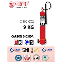 Alat Pemadam Kebakaran SERVVO C 900 CO2 Kapasitas 9 Kg Media Karbon Dioksida (CO2)