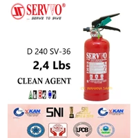 Alat Pemadam Kebakaran SERVVO D 240 SV-36 Kapasitas 2.4 lbs Media Clean Agent