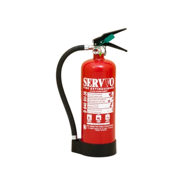 SERVVO D 840 SV-36 Fire Extinguisher Capacity 8.4 lbs Media Clean Agent