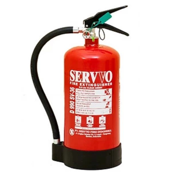 SERVVO D 990 SV-36 Fire Extinguisher Capacity 9.9 lbs Media Clean Agent