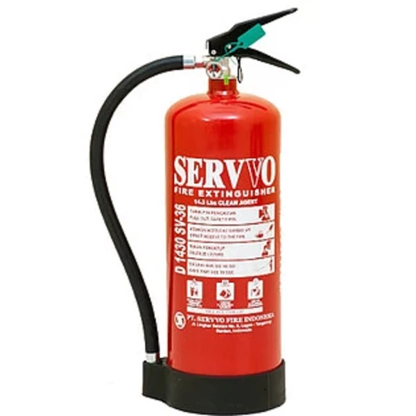 SERVVO D 1430 SV-36 Fire Extinguisher Capacity 14.3 lbs Media Clean Agent