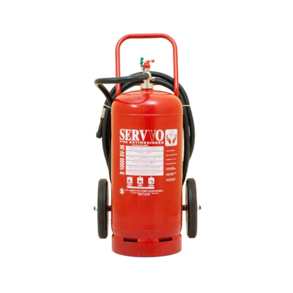 SERVVO D 10000 SV-36 Fire Extinguisher Capacity 100 lbs Media Clean Agent