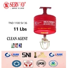 SERVVO TND 1100 SV-36 Fire Extinguisher Capacity 11 lbs Media Clean Agent 1