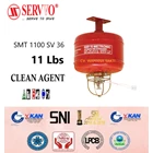 SERVVO SMT 1100 SV-36 Fire Extinguisher Capacity 11 lbs Media Clean Agent 1