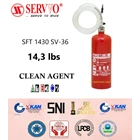 SERVVO SFT 1430 SV-36 Fire Extinguisher Capacity 14.3 lbs Media Clean Agent 1