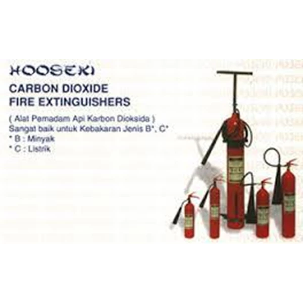 Alat Pemadam Kebakaran Hooseki Powder Trolley 20Kg